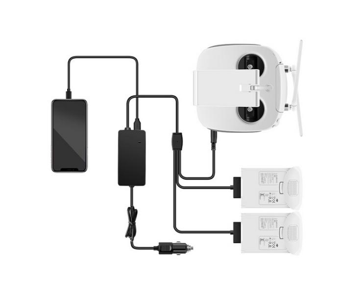 UniOEM 5in1 Car Charger for DJI Phantom 4 Series